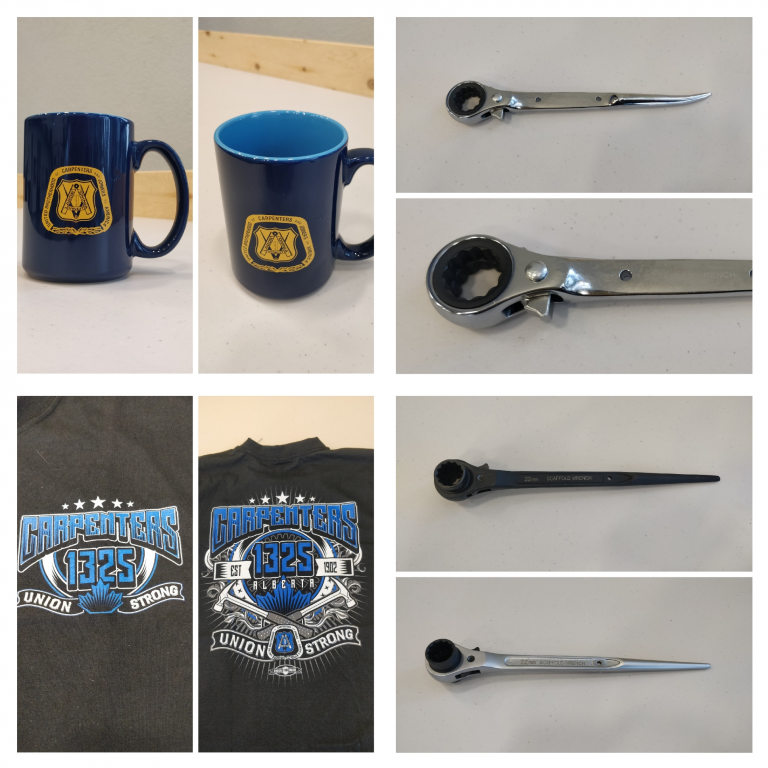 New items added to merchandise page scaffold wrenches, mugs and more