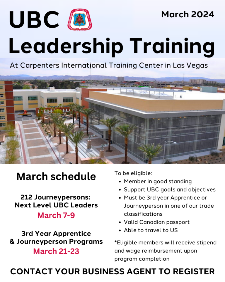 Leadership training for 3rd Year Apprentice and Journeyperson Programs ...